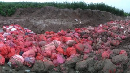 Jujuy: montañas de basura patógena a cielo abierto y sin tratamiento en El Pongo