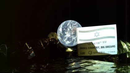 La sonda espacial israelí Bereshit se estrelló antes de alunizar