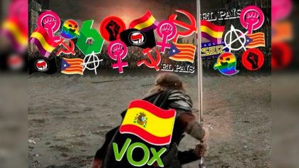 El tuit de Vox contra feministas, comunistas, gais, independentistas, antifascistas… y medios de prensa