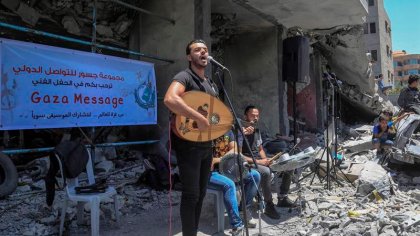 Israelíes protestan contra la ocupación en Palestina en el inicio de Eurovisión