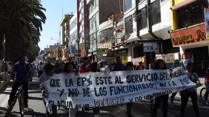 Perú: la lucha contra el tarifazo del agua potable y las tareas de los trabajadores y el movimiento popular