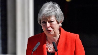 Theresa May anunció su renuncia en medio de la crisis del Brexit