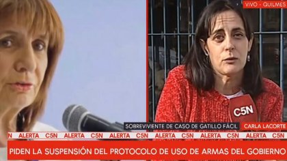 #GatilloFacil Carla Lacorte "Plantean la pena de muerte de hecho. La voz de alto no se da" - YouTube