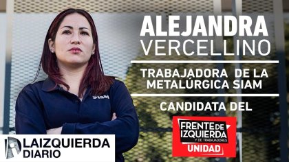 Alejandra Vercellino, una candidata que surgió de la lucha de Siam - YouTube