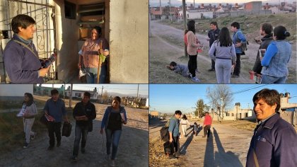 Alejandro Vilca recorrió el barrio Tupac Amaru en Alto Comedero