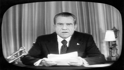 Cuando el presidente Nixon renunció por el escándalo Watergate