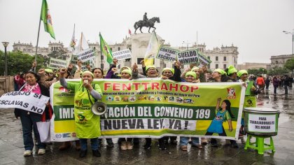 La lucha de las mujeres trabajadoras de hogares privados en el Perú