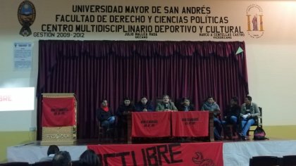 UMSA: se llevó a cabo "Foro contra la Persecución Política y Sindical"