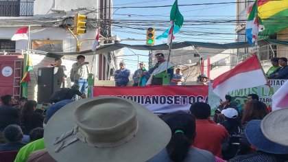 "Tariquía no se toca": concluyó la segunda marcha con un Cabildo en la plaza principal de Tarija