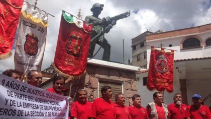 Alto a las amenazas contra mineros huelguistas en Taxco