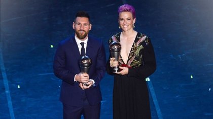 Megan Rapinoe: la mejor futbolista del año dedicó premio a la lucha contra el racismo y a las mujeres iraníes