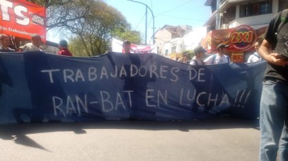 Trabajadores de Ran-Bat se movilizan contra el vaciamiento empresarial