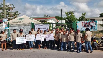 Académicos del Conalep anuncian plantón en Palacio Nacional