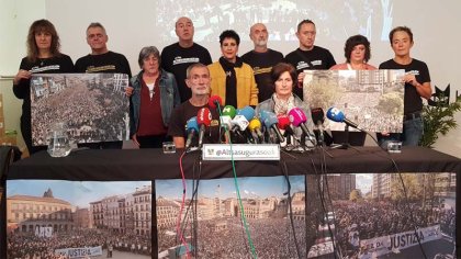 Familiares de Altsasu llaman a abarrotar Iruñea el próximo 26 de octubre