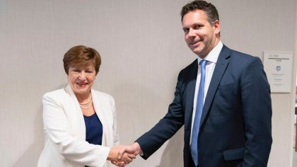 Moderación: Georgieva ratificó el “firme compromiso” del FMI con la Argentina