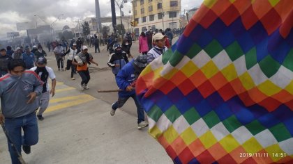 Larga jornada de movilización alteña contra la Policía, tras el Golpe de Estado