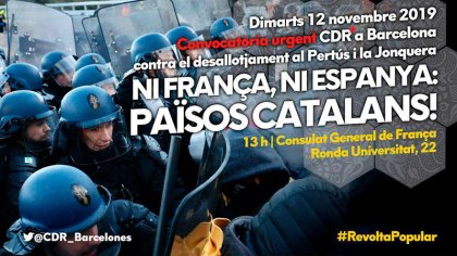 Catalunya: cargas de la policía francesa en los cortes de Pertús y La Jonquera