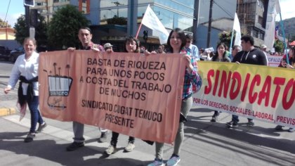 Temuco: paros, cortes y barricadas, dan inicio a la huelga general