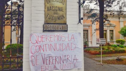 Estudiantes, docentes y egresados se movilizan este viernes contra el cierre de Veterinaria