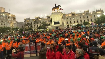 #27N: trabajadores mineros de Perú van a la huelga nacional ante abusos patronales y la complicidad del Gobierno