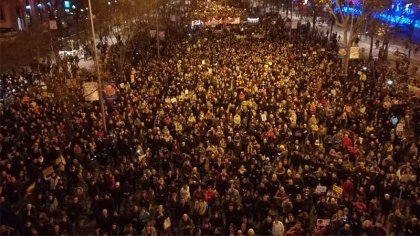 Multitudinaria manifestación por el clima en Madrid 