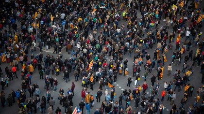 La acción del Tsunami corta varios accesos al Camp Nou