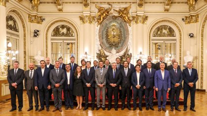 Felices: así salieron los gobernadores después de reunirse con Fernández en Casa Rosada 