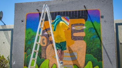 Una	galería de arte a cielo abierto