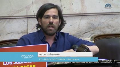 Nicolás del Caño en TN #LeyDeSolidaridadSocial - YouTube