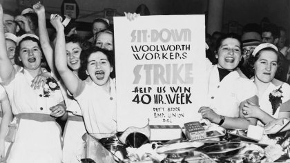 Chicas de armas tomar: la huelga de Woolworth de 1937