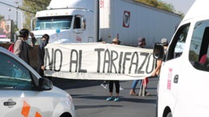 Protesta contra el tarifazo y represión en el Estado de México: hay detenidos