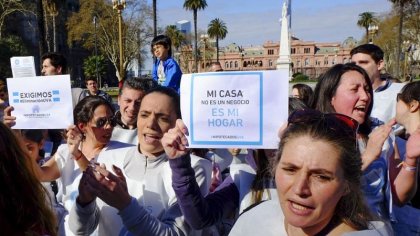 Hipotecados de créditos UVA marcharán a la sede del Banco Central 