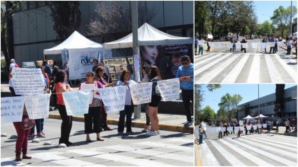 Por violaciones a su contrato, trabajadores de la Facultad de Economía realizaron bloqueo