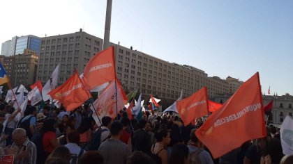 Banderazo por el “Apruebo” de cara al inicio de la campaña por el plebiscito de Abril