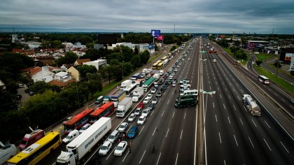 Accesos a la Ciudad de Buenos Aires colapsados