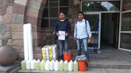  Concejales de la izquierda donaron insumos al Hospital Oscar Orias 