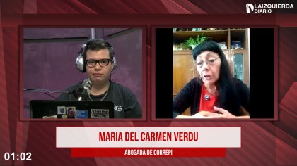 María del Carmen Verdú: "Vivimos un momento de despliegue descomunal de la fuerza policial" - YouTube