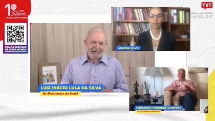 Lula compartió escenario con golpistas en el acto virtual de la burocracia sindical