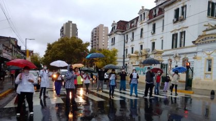 Trabajadores del hospital Piñero rechazan la ley de emergencia de Larreta 