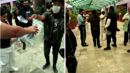 Punks apoyan con insumos a trabajadores de la salud en Texcoco