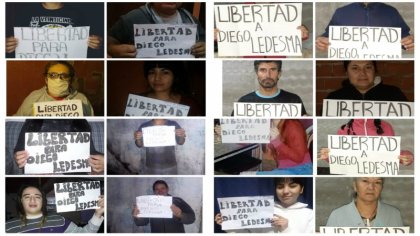 Campaña por la inmediata libertad de Diego Ledesma, detenido por autocultivo de marihuana