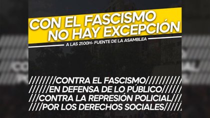 Vallecas sale a la calle “Contra el Fascismo, en defensa de lo público, contra la represión policial, por los derechos sociales”