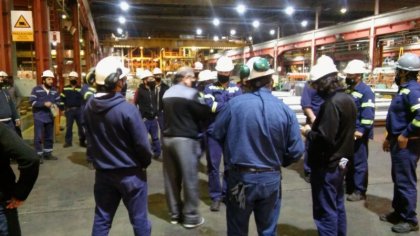 [Urgente]Trabajadores de Siderar pararon en la planta de Ezeiza 