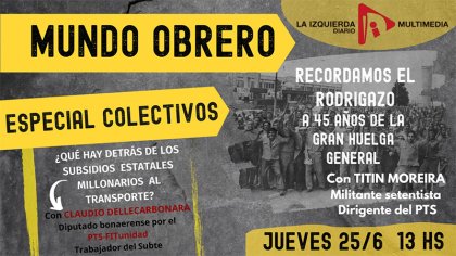 Mundo Obrero - ¿Qué hay detrás de los subsidios millonarios al transporte? #EnVivo - YouTube