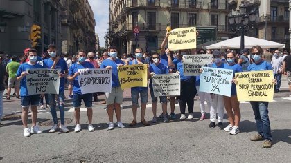 Huelga de los trabajadores de Alliance que distribuyen medicamentos a farmacias y hospitales