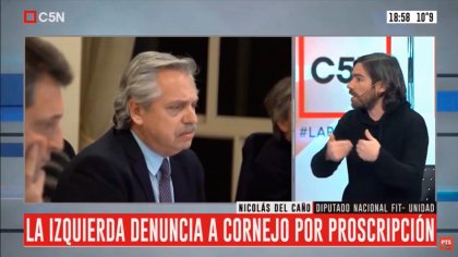 Nicolás del Caño sobre los dicho de Alfredo Cornejo - YouTube