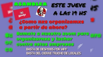 Trabajadores logran que Wendy's y KFC se comprometan a pagar el aguinaldo al 100 %