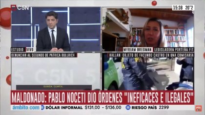 Myriam Bregman: "Pablo Noceti es responsable, estuvo en el lugar y al mando de los hechos" - YouTube