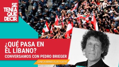 CRISIS en EL LÍBANO | Charlamos con PEDRO BRIEGER, especialista en política internacional #STQD - YouTube