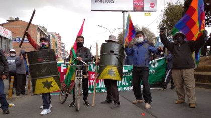 La movilización en El Alto y la falsa campaña de Áñez contra los bloqueos